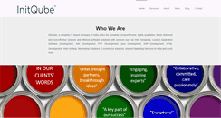 Desktop Screenshot of initqube.com